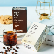 4.9分，进口原料，0糖无奶精香精：250mlx6盒 NeverCoffee 美式即饮拿铁咖啡