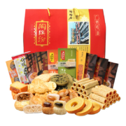 中华老字号 陶陶居 吉祥三宝手信礼盒454g+脆咔卷心酥120g