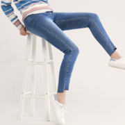 Jeanswest 真维斯 JW-94-281TB503 女士加厚牛仔裤