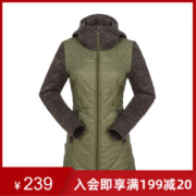 清仓M码 地球科学家 女中长款棉夹克