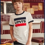 Levis 李维斯  男童休闲时尚短袖T恤