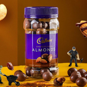 新低！获英国皇室特别授权，310~380g CADBURY 吉百利 进口坚果夹心巧克力