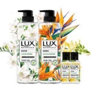 LUX 力士 植萃精油沐浴露套装 小苍兰550g+天堂鸟550g 赠忍冬花50g*2