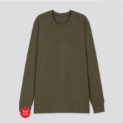 优衣库 429019 男装 HEATTECH ULTRA WARM 圆领T恤(长袖)