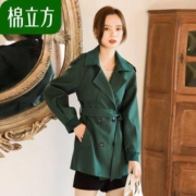 棉立方 19CF170 女款灯芯绒翻领外套