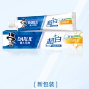 Plus会员！Darlie 黑人 超白·密泡小苏打美白牙膏190g