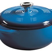 Lodge 洛极 珐琅铸铁锅 Caribbean Blue 4.5 qt （4.3L）到手约442.74元