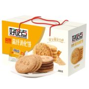 百亿补贴！ 好吃点 高纤消化饼干 800g 14.5元包邮（需用券）
