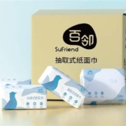 百邻 蓝白系列 抽纸 3层 120抽*18包