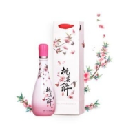 桃花醉 女士果酒桃花酿 22度 500ml+花西子蜜粉01号