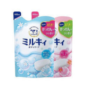 Cow 牛乳石硷 温和沐浴露补充装 400ml *2