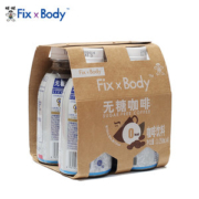 旺旺 Fix x Body 0糖0脂0卡 即饮黑咖啡 250mL*4瓶*2箱