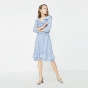 VERO MODA 31917C533 女士复古荷叶边连衣裙
