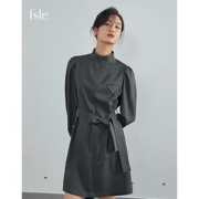 范思蓝恩 Z210242 女士立领设计感连衣裙
