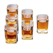 Zoikou 象扣 玻璃白酒杯 6个