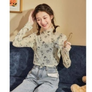 唐狮 626220023404 史努比联名 女士网纱打底衫