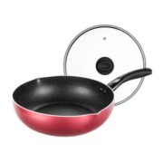 88VIP、少烟烹饪！ Midea 美的 麦饭石不粘炒锅 28cm 38.9元（需用券）