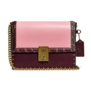 某猫¥5950！Coach 蔻驰 Colourblock Hutton小方包 粉色