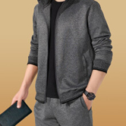科弗森 男士2021春季开衫卫衣 两件套