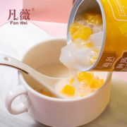 312g*6罐酸奶黄桃西米露砀山水果罐头