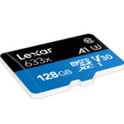 Lexar 雷克沙 633X TF存储卡 128GB Class10 u3 4k 读100MB/s