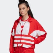 16日0点！ adidas 阿迪达斯 三叶草 LRG LOGO TT FM2585 女款运动外套