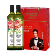 西班牙原瓶进口 特诺娜 特级初榨橄榄油 1L*2瓶 礼盒装