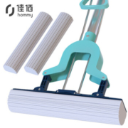 京东PLUS会员： 佳佰 胶棉拖把套装 共2头 *3件