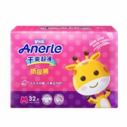 干爽不闷热！Anerle 安儿乐 干爽超薄系列 纸尿裤 M32片 15.76元