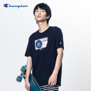 聚划算百亿补贴：Champion冠军 趣味印花LOGO 运动休闲短袖