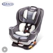 美国原版！GRACO 葛莱 EXTEND2FIT 安全座椅 0-7岁 灰白色
