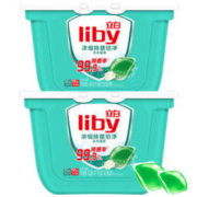 立白浓缩洗衣凝珠 浓缩天然倍净除菌除螨八倍洁净力 87颗（2盒）