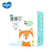 透气舒爽！FIVERAMS 五羊 薄薄芯纸尿裤 L18片