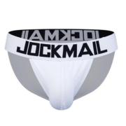 jockmail男士纯棉高叉简约三角裤头