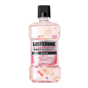 李施德林 樱花蜜桃漱口水 0酒精口感温和清新 500ml
