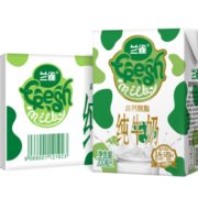 兰雀 唯鲜脱脂牛奶 200ml*24盒