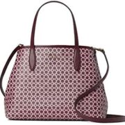 prime会员！Kate Spade 凯特·丝蓓 Spade Link 桃心结印花手提包托特包 wkr00067460   680.34元含税直邮