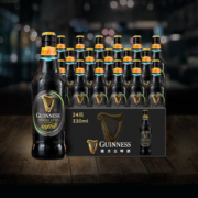 爱尔兰进口 健力士 醇黑7.5度啤酒 330ml*24瓶