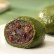 Q弹不腻！五芳斋 豆沙青团 240g/盒