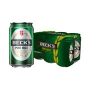 德啤风味！Beck's 贝克 醇麦啤酒10度 330ml*6听 9.9元
