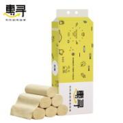 惠寻  卷纸  竹浆本色  3层加厚实芯  12卷*3