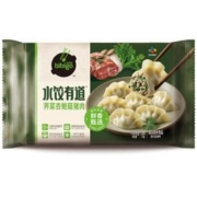京东PLUS会员： bibigo 必品阁 荠菜杏鲍菇猪肉水饺 720g*8件