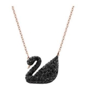 SWAROVSKI 施华洛世奇 Iconic Swan 黑天鹅项链