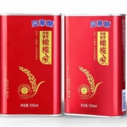 京东PLUS会员：贝蒂斯 稻米橄榄食用植物调和油 500ml*3