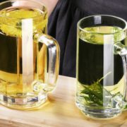 Delisoga 带把玻璃杯 强化加厚 410ml清韵杯 2只