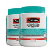 预售！Swisse 斯维诗 高强度深海鱼油胶囊 1500mg 400粒*2瓶