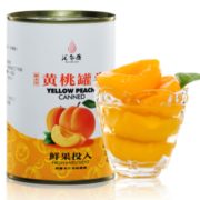 入口香甜！汇尔康 果汁黄桃水果糖水罐头 425g 3.98元包邮