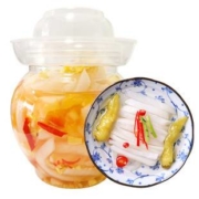 覃五爷 川渝风味 酸辣萝卜条泡菜 800g