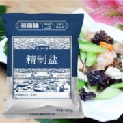 天然海盐！海湾 无碘盐食用精制盐 400gx6袋