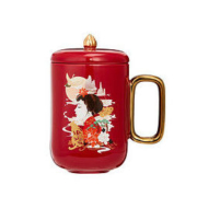 JINGREPUBLIC 共禾京品 国风系列京剧手绘无盖马克杯 360ml